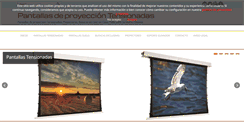 Desktop Screenshot of pantalla-tensionada.com