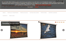 Tablet Screenshot of pantalla-tensionada.com